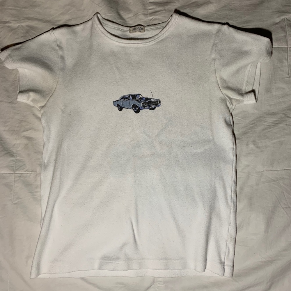 Brandy Melville Motor Show Cropped Tee